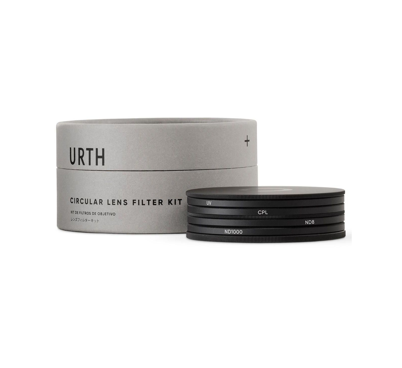 Urth 58mm Essentials Plus+ UV, CPL, ND8, and ND1000 Filters, 4-Piece Kit for 58mm Lenses