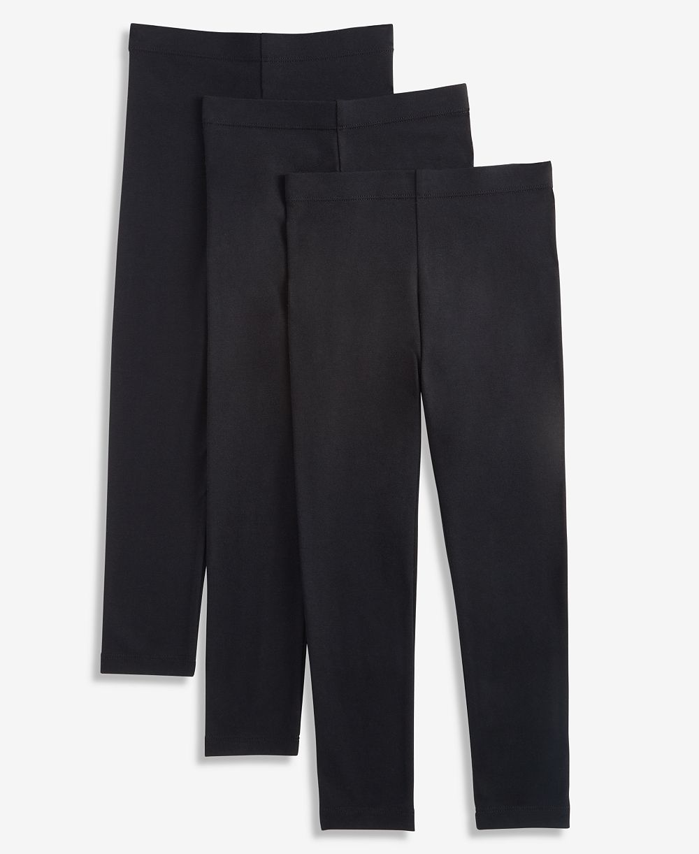 Леггинсы Epic Threads для девочек-малышек, однотонные, 3 шт. (12M-5T)