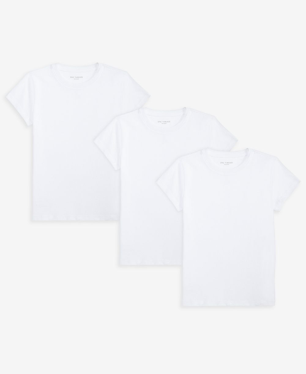 Детская хлопковая футболка с круглым вырезом Epic Threads из смесовой ткани, 3 шт., размер 12M-5T