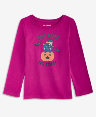 Epic Threads Toddler Girls' (12M-5T) Halloween Long-Sleeve T-Shirt, Macy's Exclusive