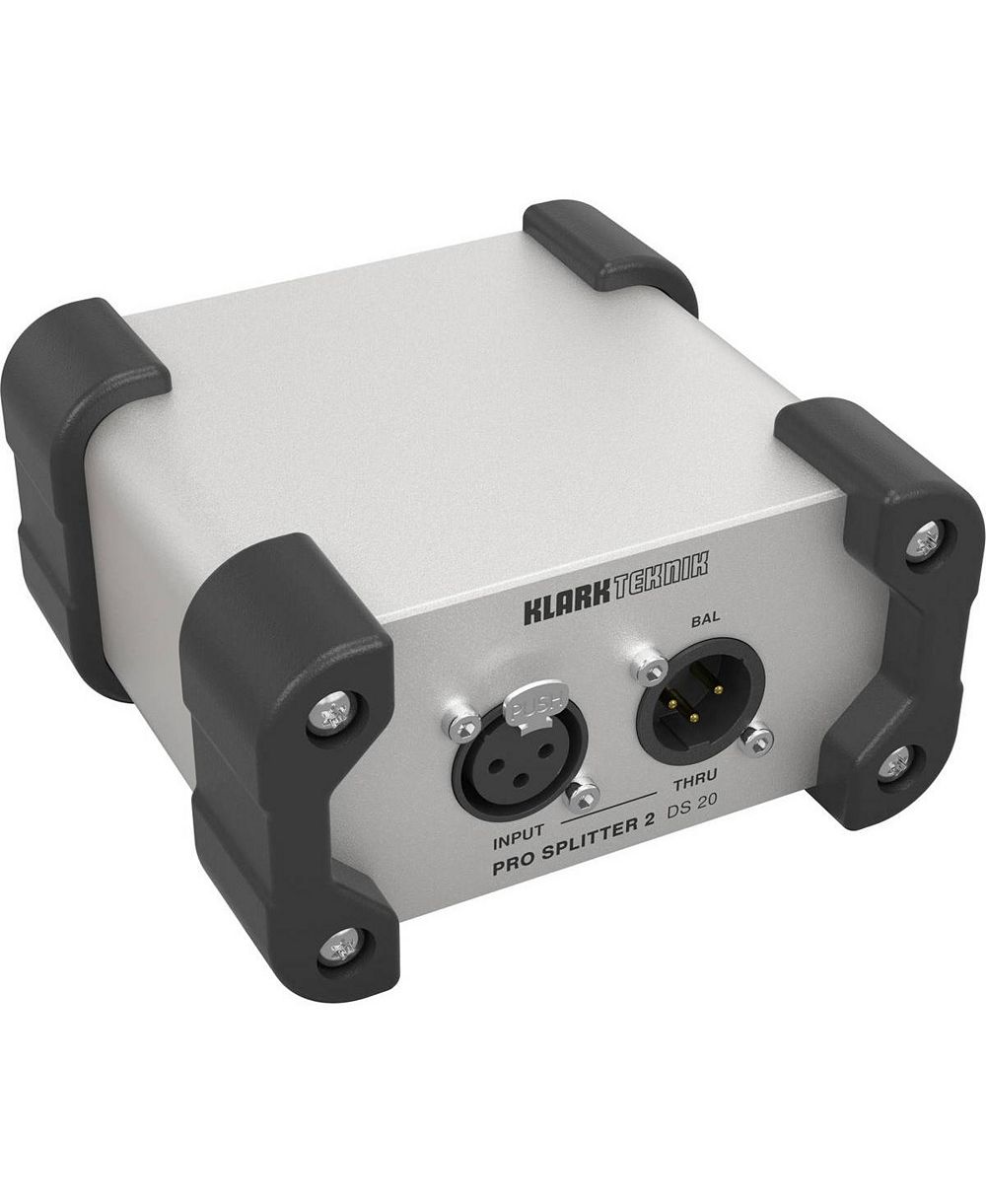 Klark Teknik PRO SPLITTER 2 DS 20 пассивный сплиттер сигнала 1 вход/2 выхода с трансформатором MIDAS и расширенным динамическим диапазоном