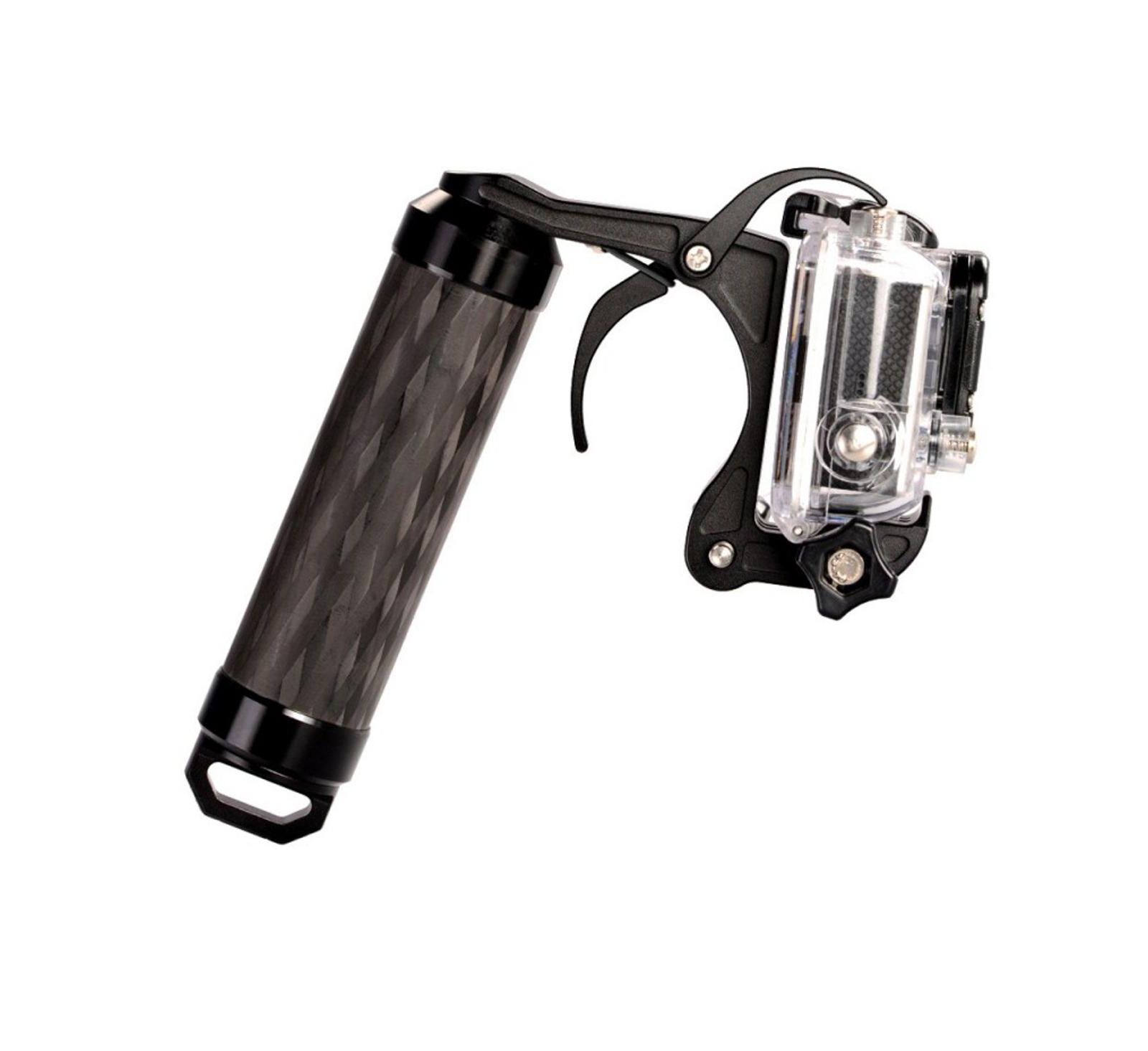 Freewell Pistol Trigger Adaptor Carbon Fiber Grip for GoPro Hero 5/4/3+/3