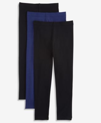 Epic Threads Девочкам однотонные леггинсы на резинке, 3 шт, размеры XS-XL, эксклюзив Macy's