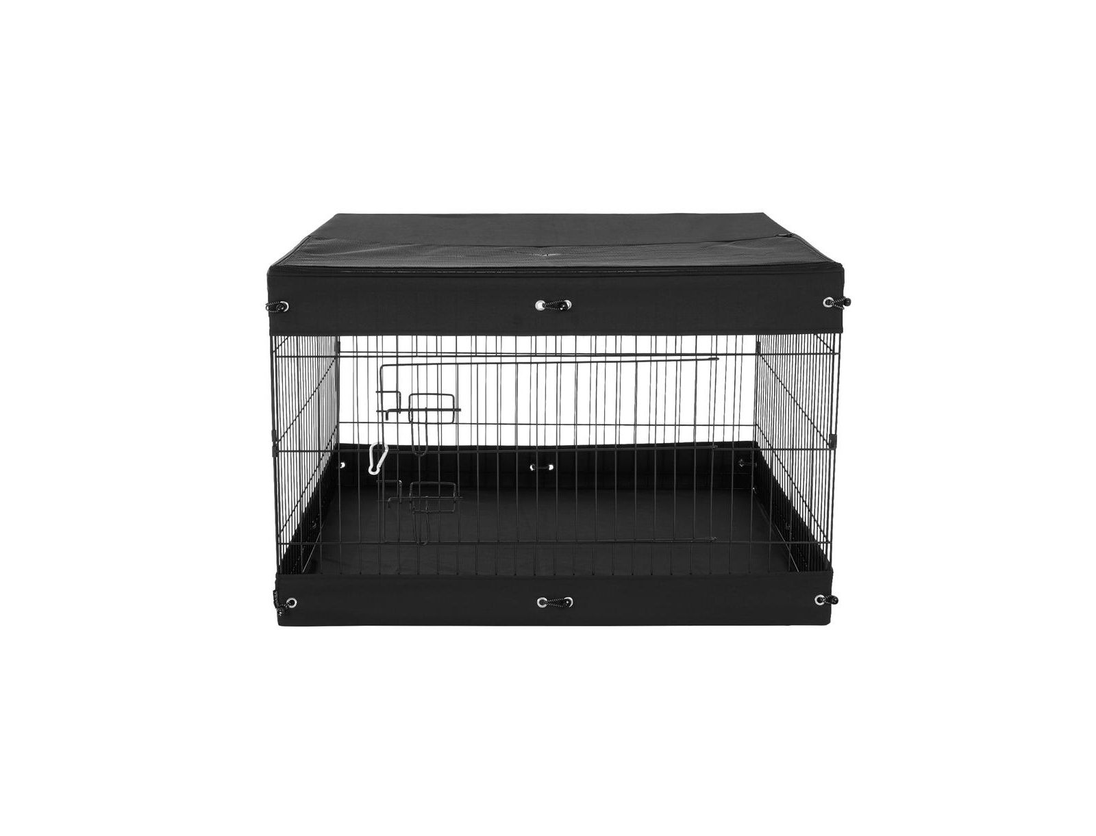 RUIE Square 4 Panel Metal Dog Exercise Pen 24 x 36 in Indoor Outdoor Playpen