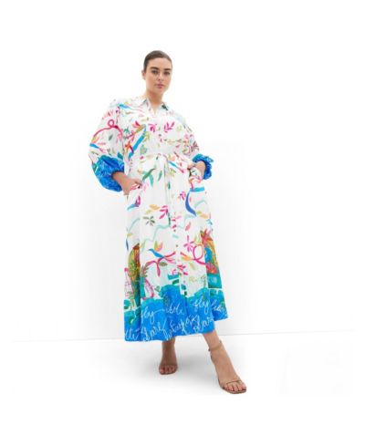 CITY CHIC Women's Plus Size Tahlia Spirit Print Maxi Dress