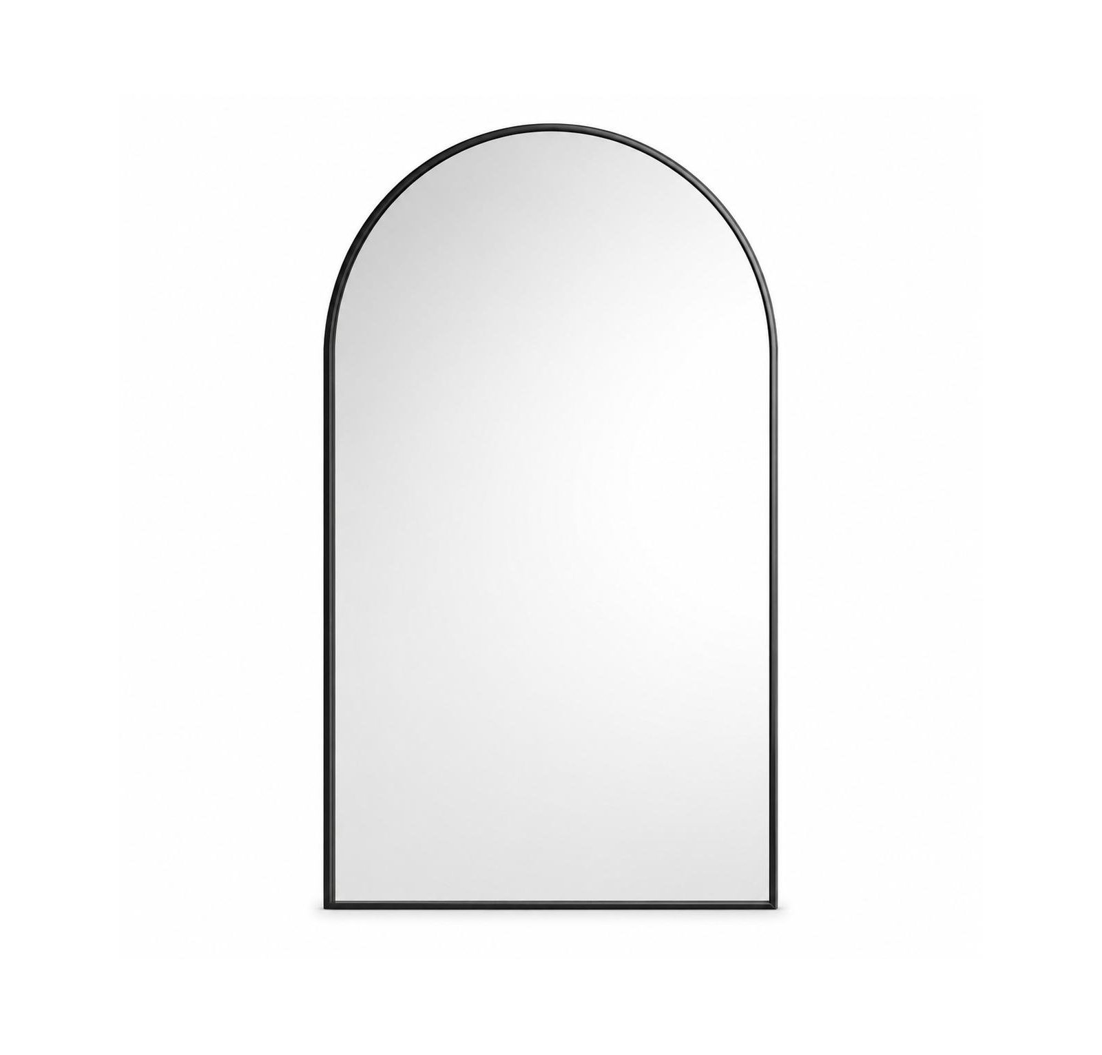 PHYING Arched Wall Mirror Modern Metal Frame Decorative Mirror Large Vanity Mirror for Bathroom Bedroom Living Room Home Wall Decoration
