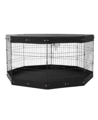 Игровая площадка RUIE Tall 8 Panel Metal Dog Playpen 30 in с ковриком