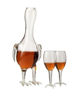 Набор декантеров The Wine Savant в форме курицы 17 oz.