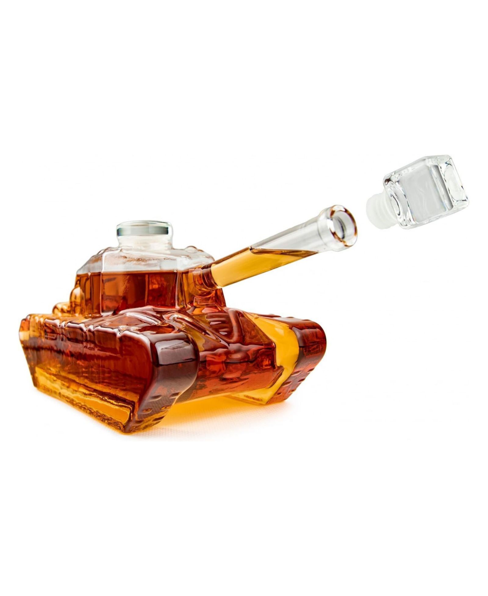 The Wine Savant Army Tank 34 oz. Whiskey Decanter