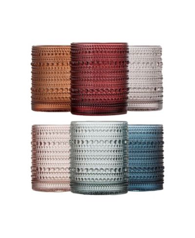 Набор стаканов The Wine Savant Vintage Beaded Hobnail, 6 шт