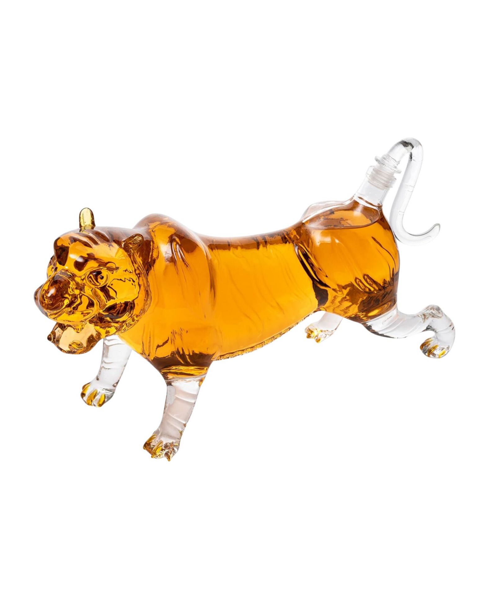 The Wine Savant Tiger 34 oz. Whiskey Decanter