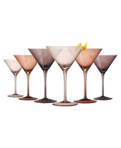 Набор бокалов для мартини The Wine Savant Venus Ribbed, 6 шт.