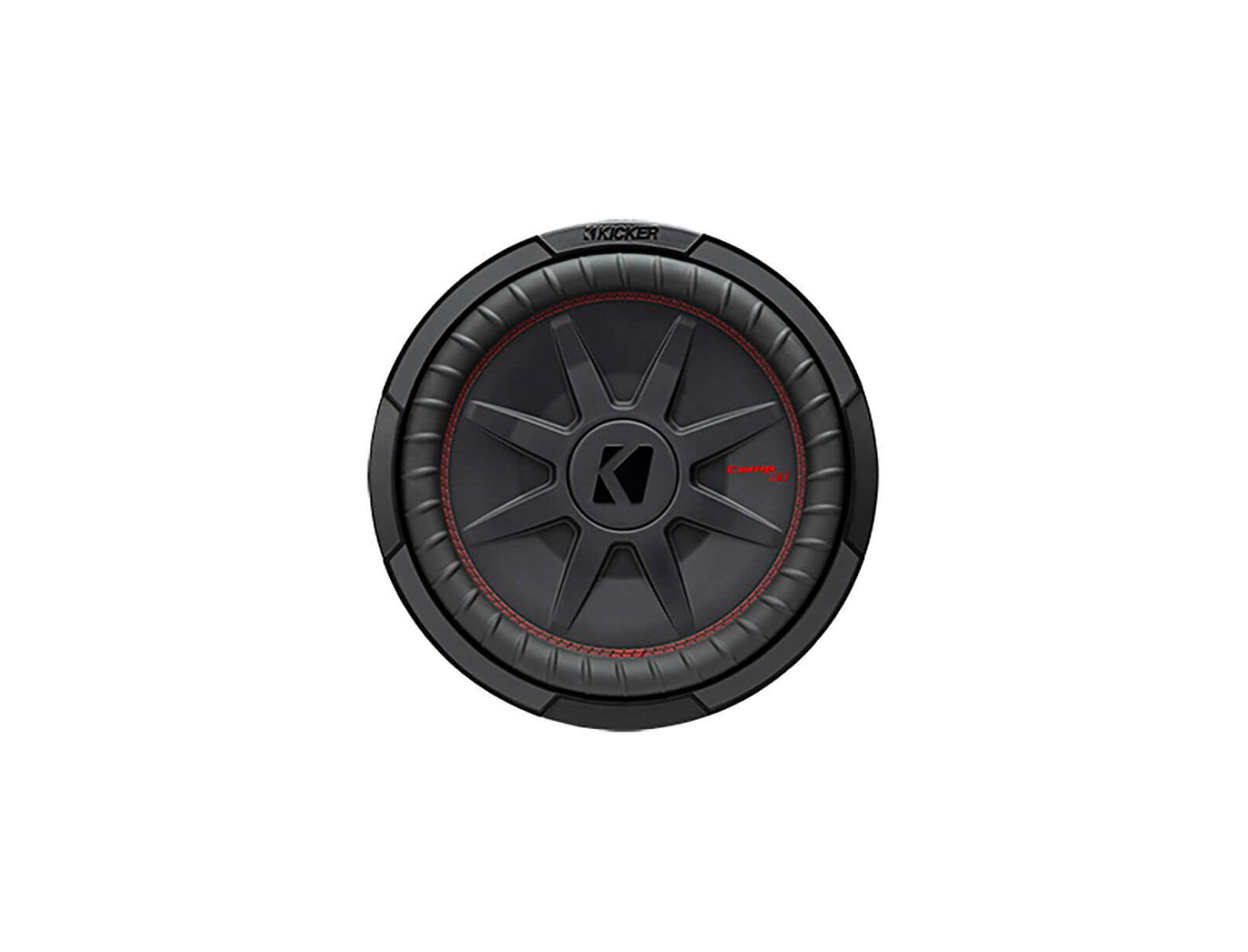 Kicker сабвуфер 12" CompRT 4-Ohm, тонкий дизайн, высокопроизводительный бас - 48CWRT124