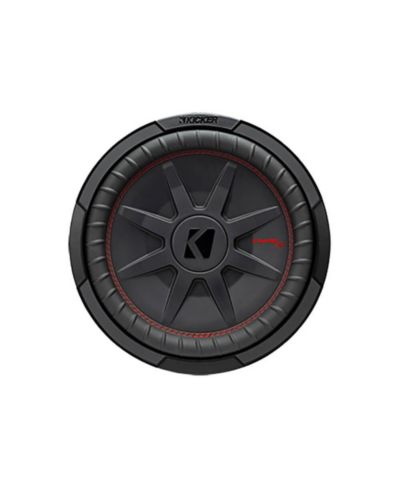 KICKER 500W 4-Ohm Shallow-Mount Slim CompRT 12" Subwoofer