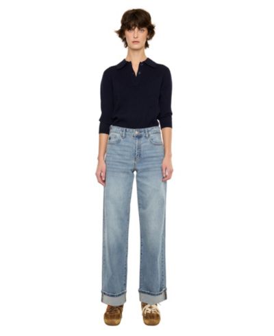 Женские джинсы KanCan Women's Bellen Essentials High Rise Wide Leg