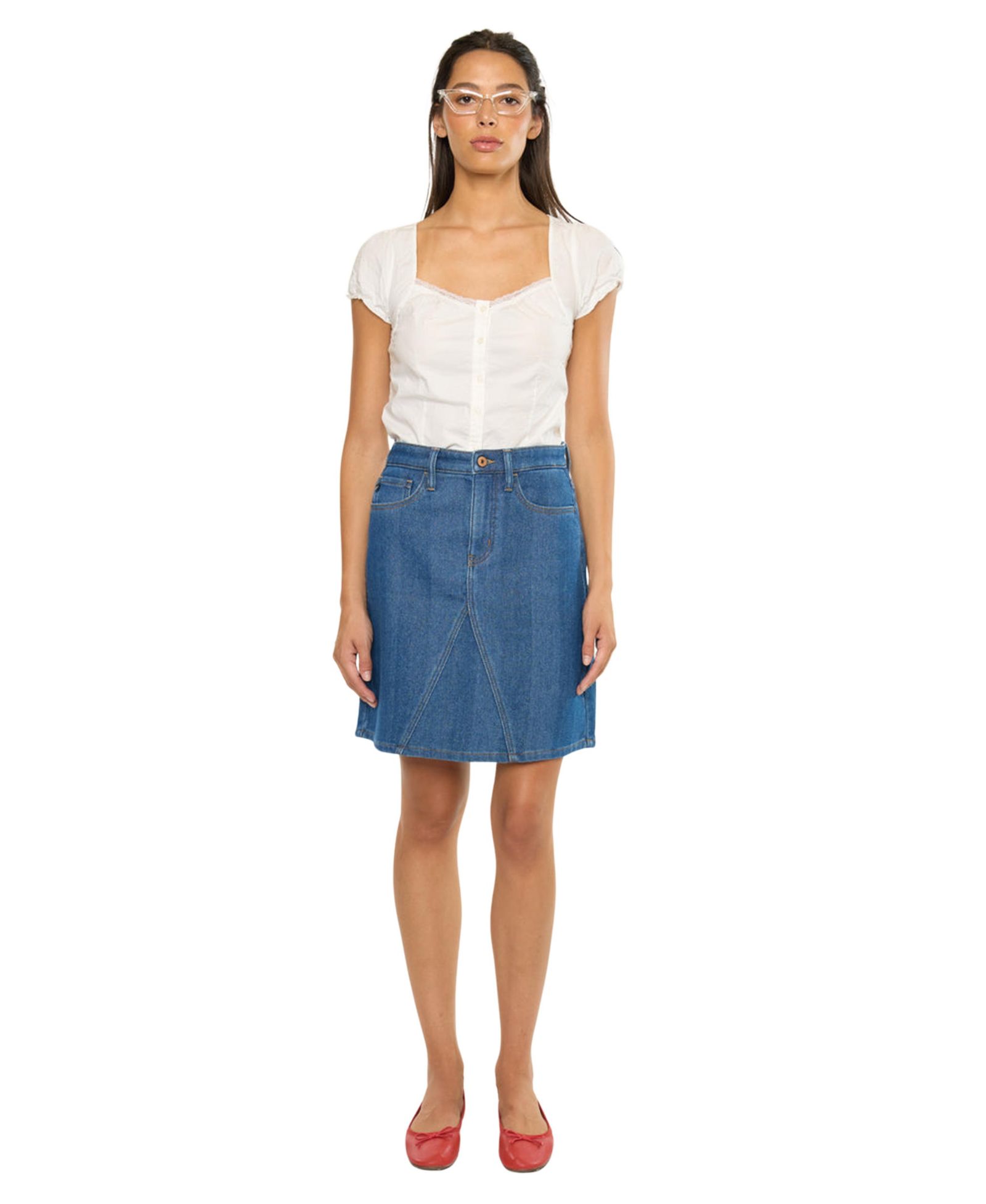 KanCan Women's USA Trina High Rise Skirt