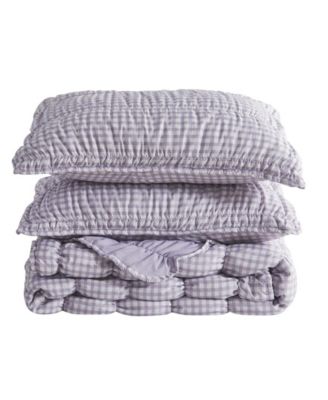 Linery & Co Gingham Quilt Set With Shams