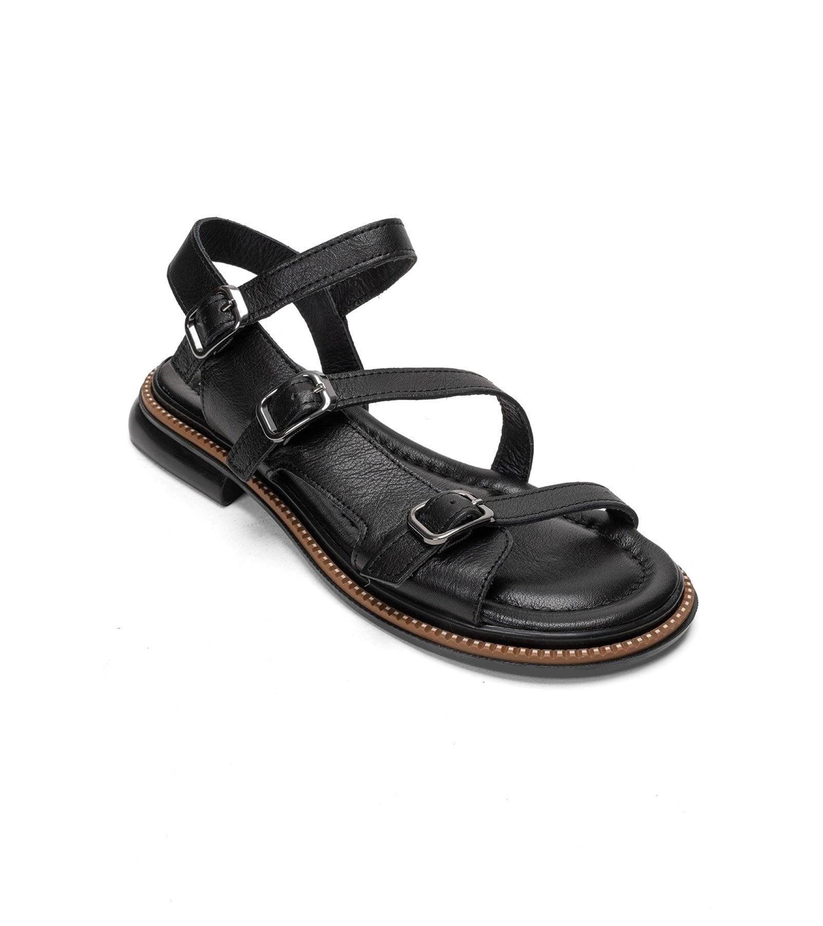 Forever & Always Shoes Women's Morez Leather Sandal
