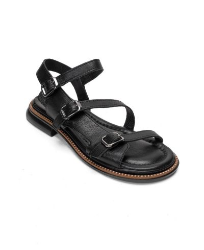 Forever & Always Shoes Women's Morez Leather Sandal