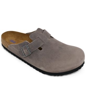 Birkenstock Men's Oiled Leather Boston Clogs from Finish Line