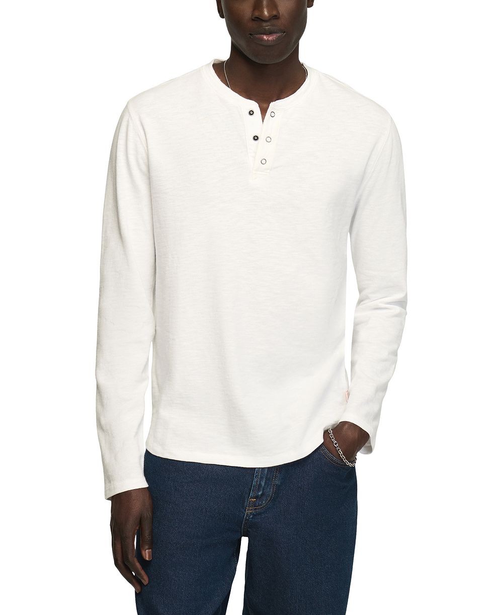 Мужская футболка Lucky Brand Long-Sleeve Weekend Slub Henley