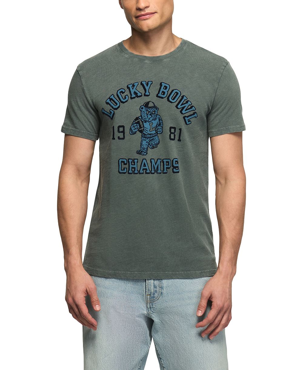 Мужская футболка Lucky Brand Lucky Bowl Champs Graphic