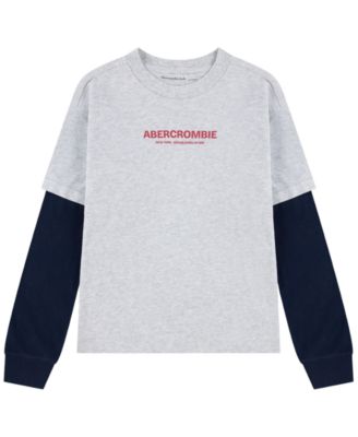 abercrombie kids Boys' 5-18 Long-Sleeve Graphic T-Shirt
