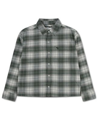 abercrombie kids Boys' 5-18 Coastal Local Flannel Plaid Long-Sleeve Shirt