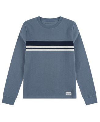 abercrombie kids мужская рубашка из ребристого трикотажа с плоской спинкой и длинным рукавом, возраст 5-18 лет
