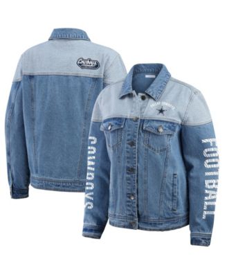 Женская джинсовая куртка WEAR by Erin Andrews Dallas Cowboys Full-Button