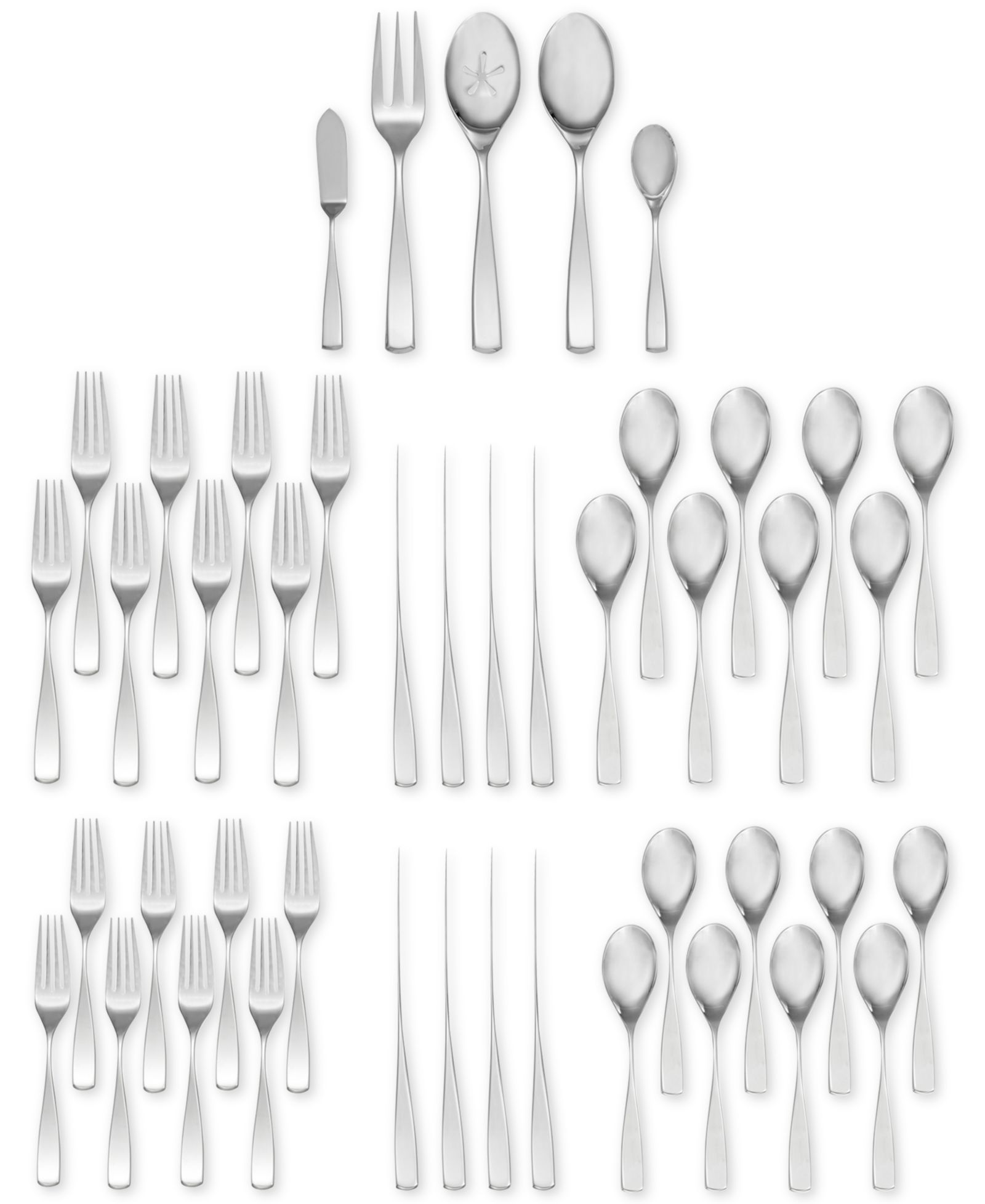 Nambé 45-Pc. Anna Flatware Set, Service for 8