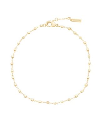 Браслет на ногу St. Moran Gold Beaded Adi Chain
