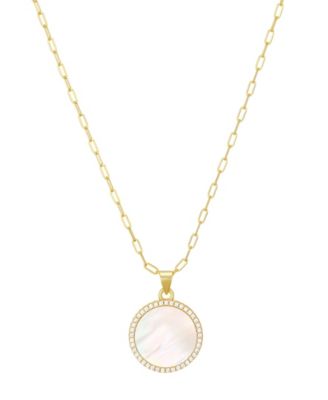 Подвеска St. Moran Gold Natural Pearl Halo Serra