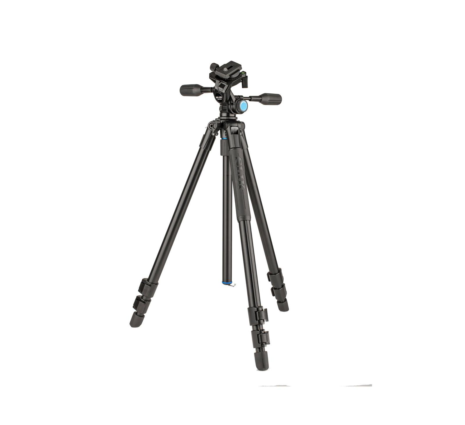 Slik PRO AL-523-3WFC 3-Section Aluminum Tripod with SH-747FC 3-Way Pan Head
