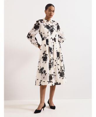 Женское платье-рубашка Phase Eight Natalie Floral с поясом