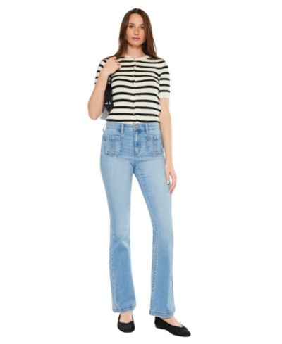 KanCan Women's USA Juniors' Lux High Rise Bootcut Jeans