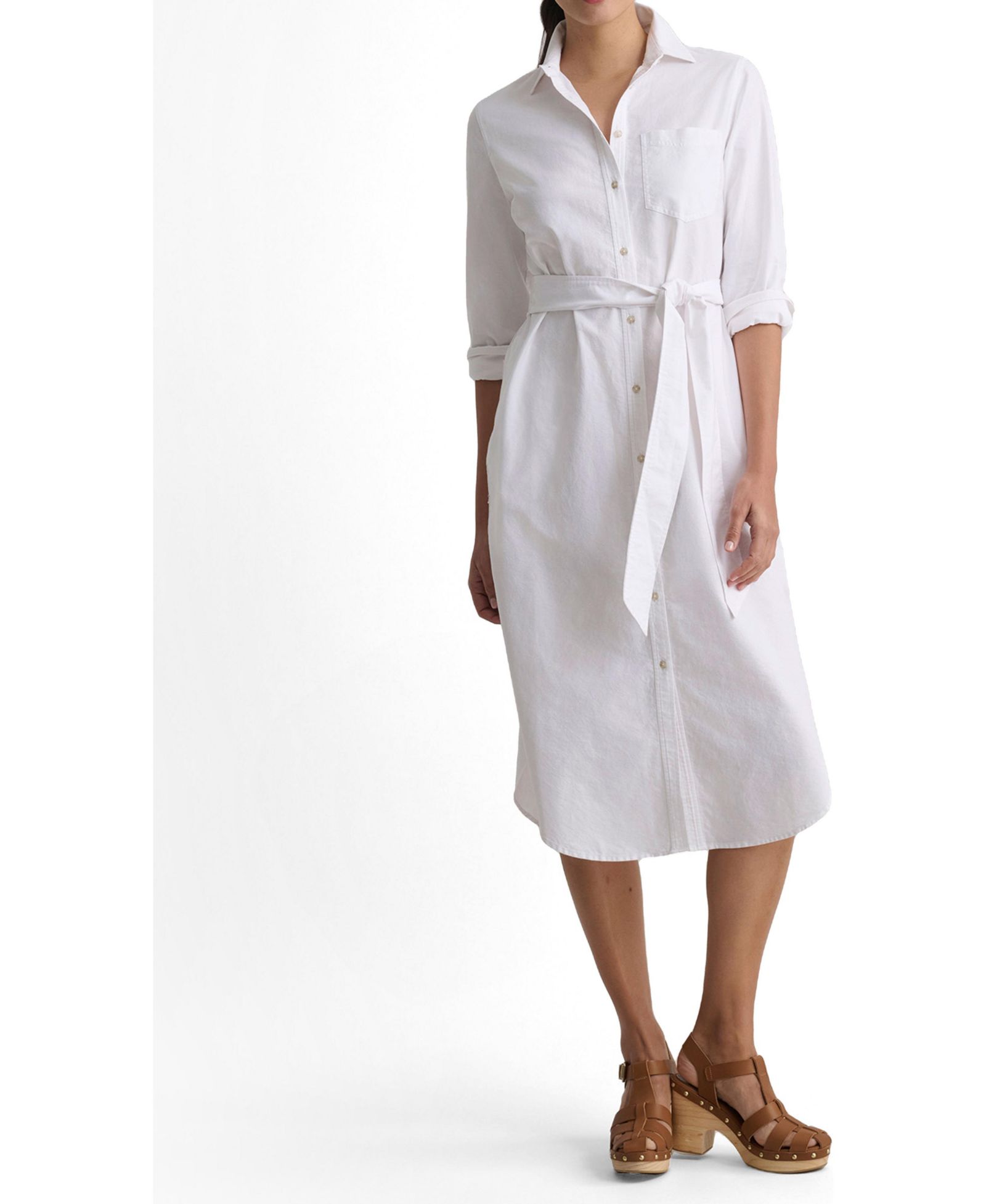 UNTUCKit Женская Cotton Oxford Relaxed Bailey Shirt платье