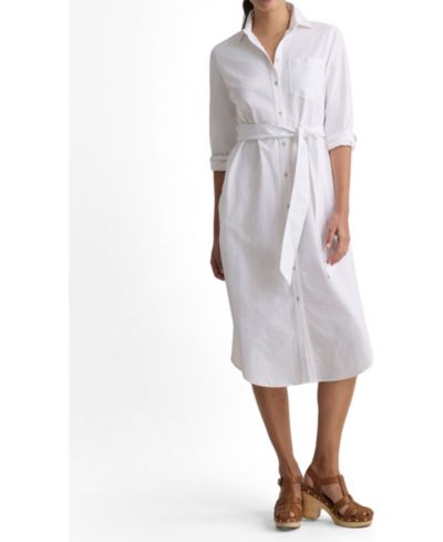 UNTUCKit Women's Cotton Oxford Relaxed Bailey Shirt Dress