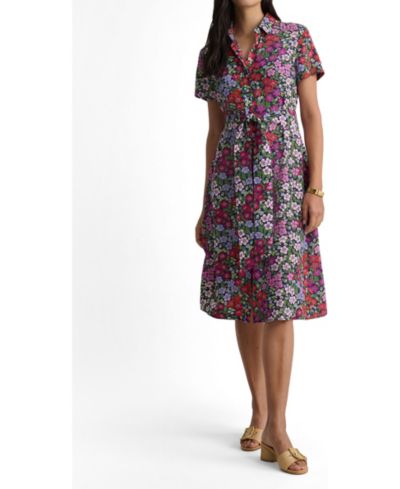 Женское платье-рубашка UNTUCKit Short-Sleeve Floral Annette