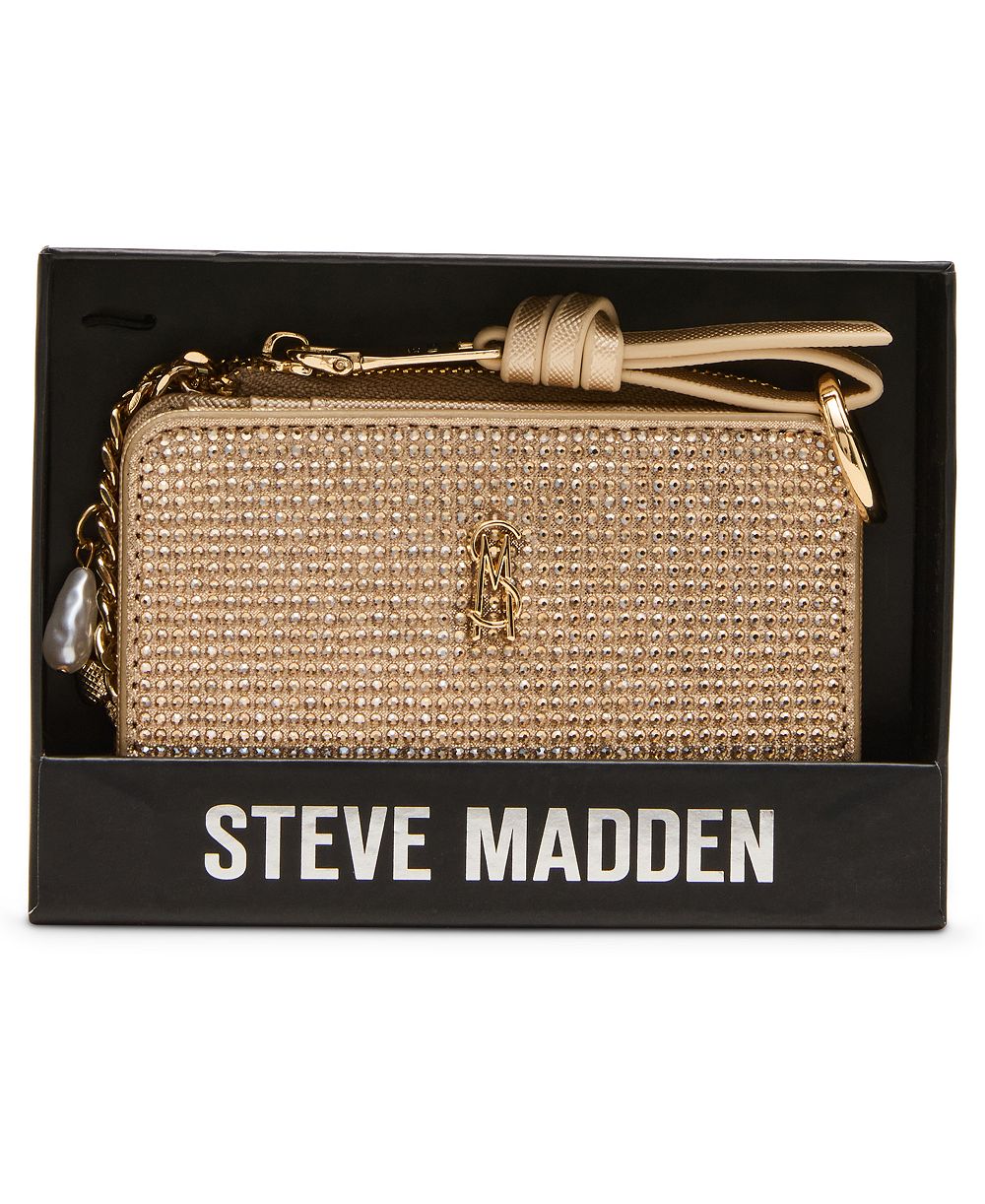 Steve Madden Sorella Snap Card Case Mini Bifold Wallet