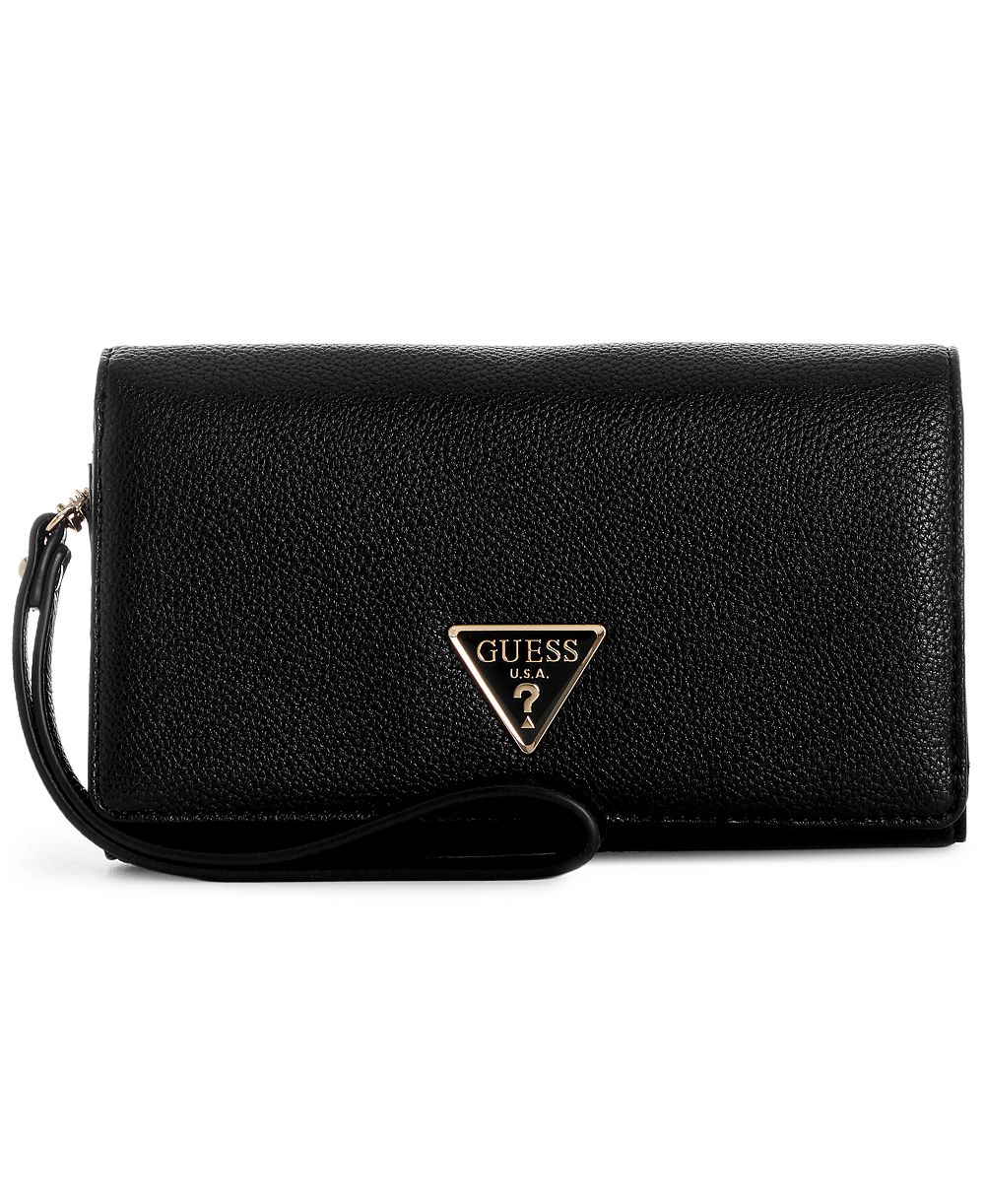GUESS Shimmer Phone Organizer Magnetic Snap Wristlet