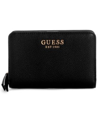 GUESS Shimmer Zip-Top French Wallet