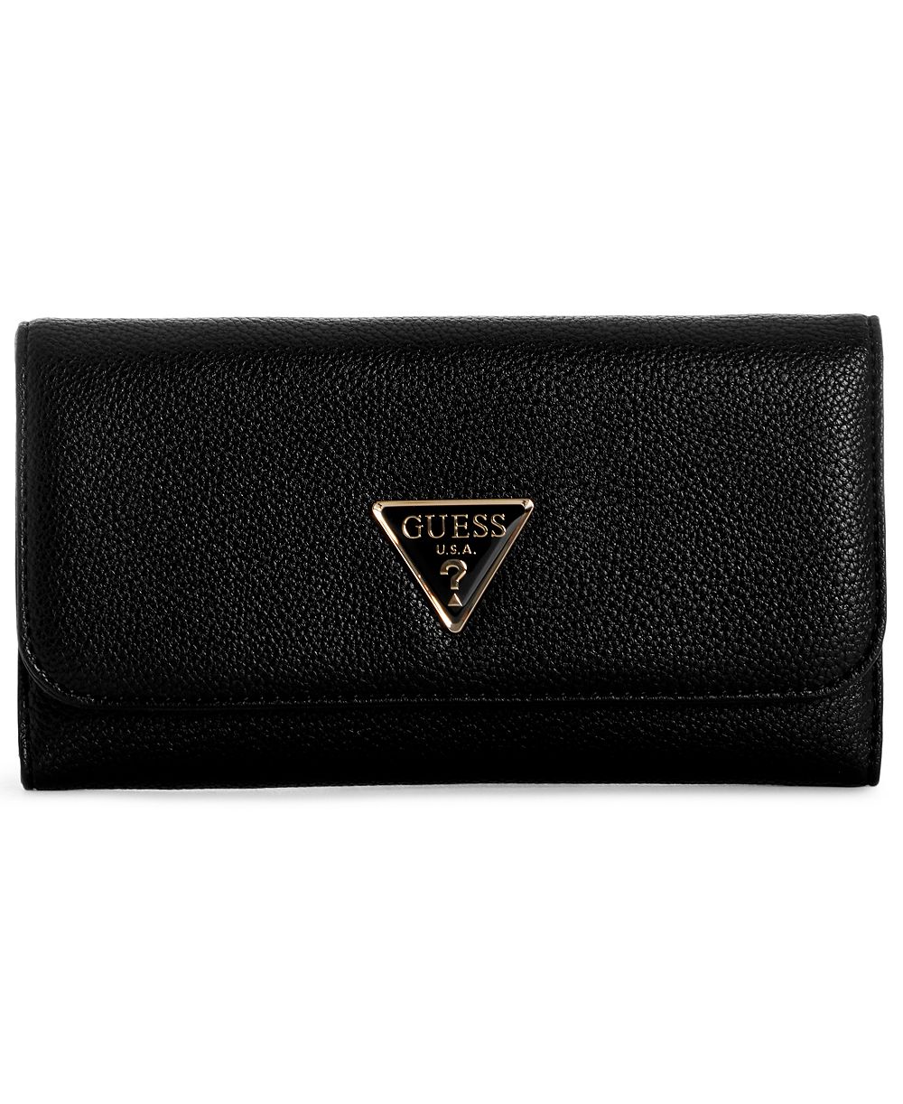 GUESS Shimmer Slim Mini Zip-Top Wallet