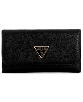 GUESS Shimmer Slim Mini Zip-Top Wallet