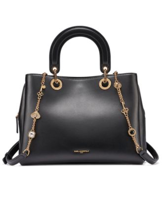 KARL LAGERFELD PARIS Benoite Medium Satchel Handbag