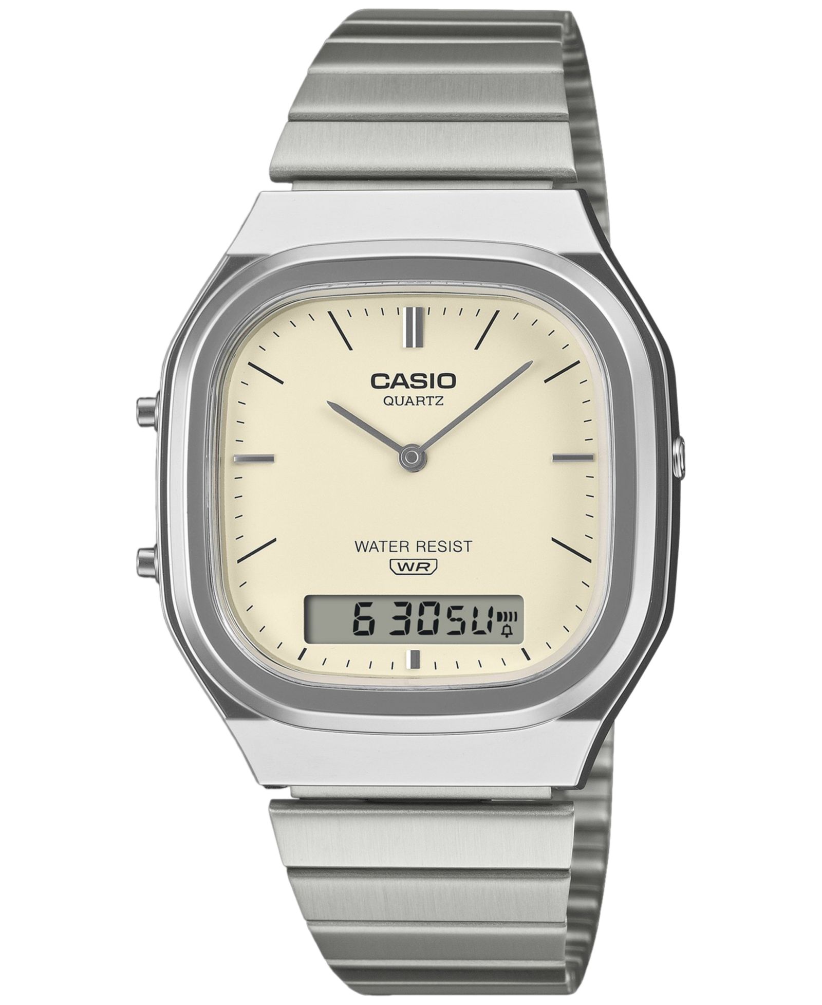 Casio Мужские часы Casio Men's Analog-Digital Stainless Steel Watch 35.8mm