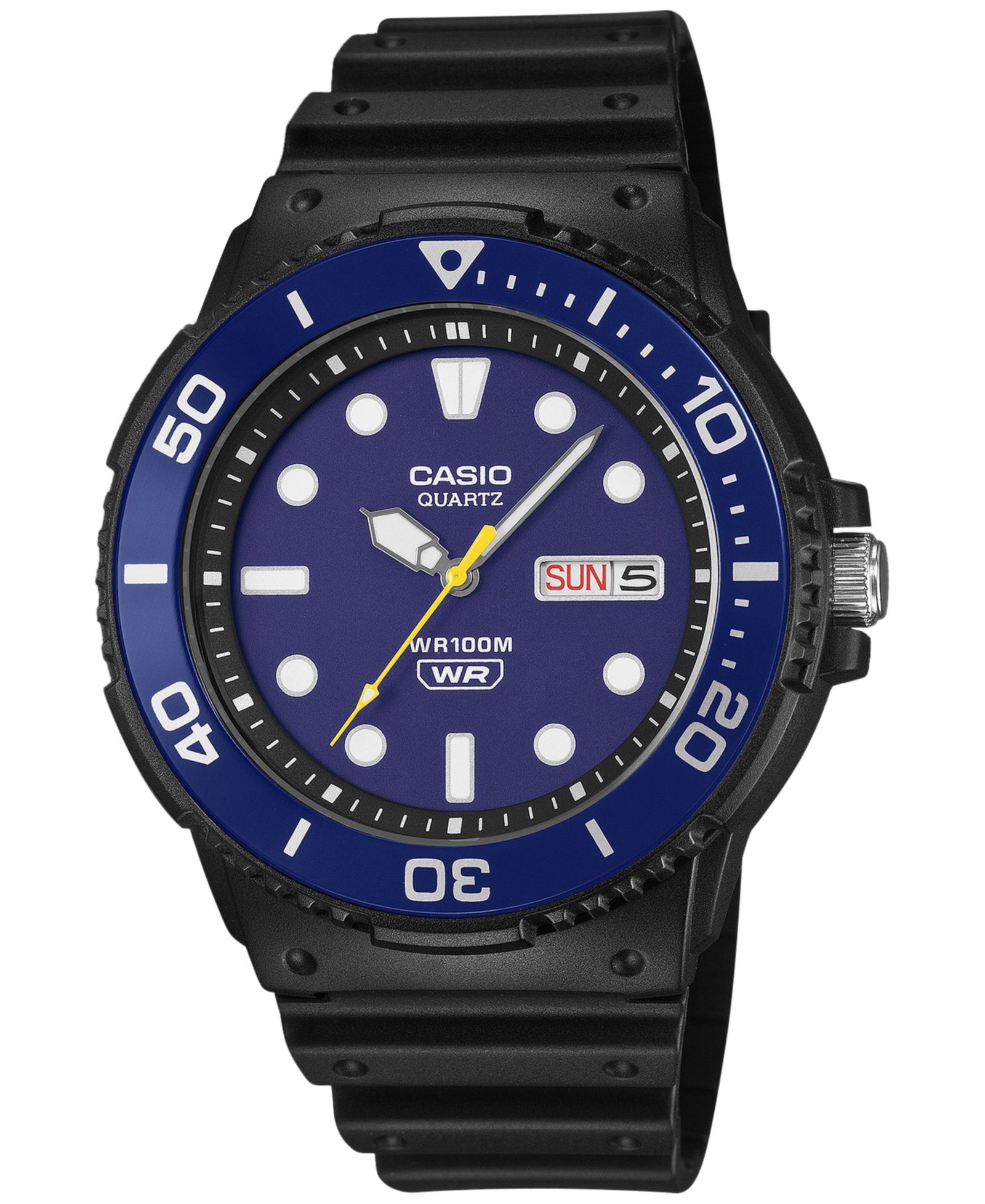 Мужские аналого-цифровые часы Casio Plastic Watch, 44.6mm