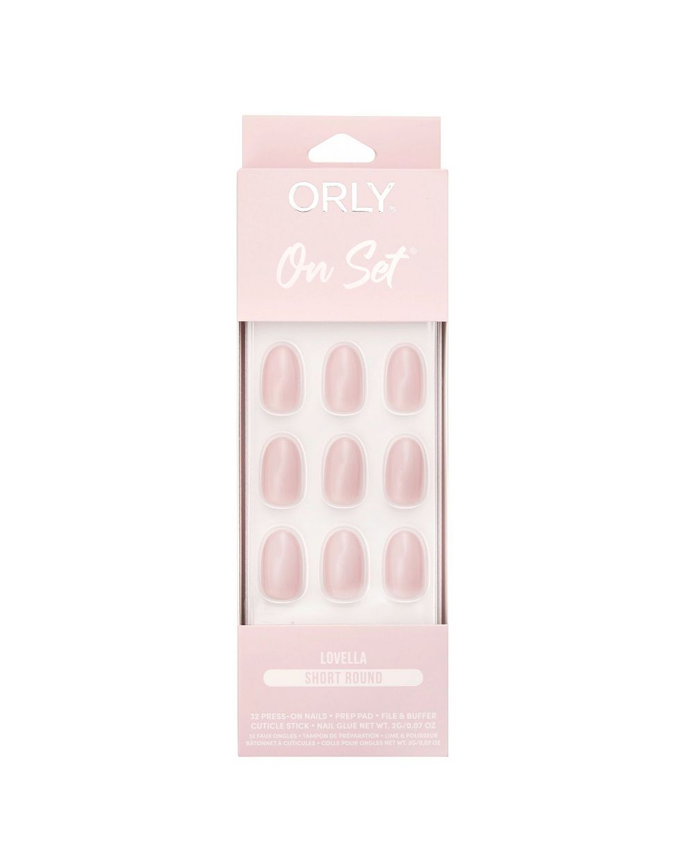 ORLY Lovella On Set Short Round Press-On Nails Set