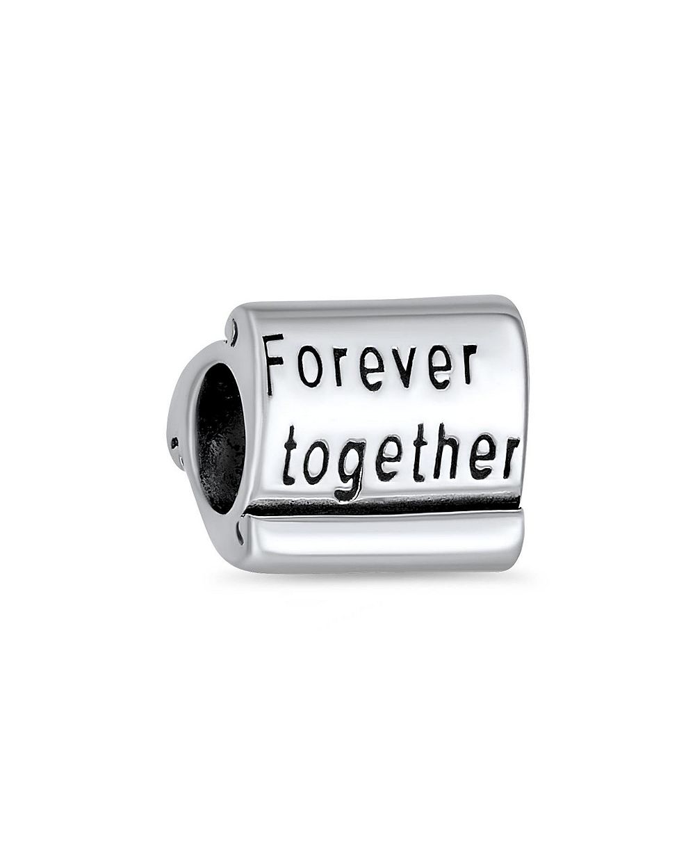 Bling Jewelry шарм-бусина Valentine Lover Forever Together для браслетов.925 Sterling Silver