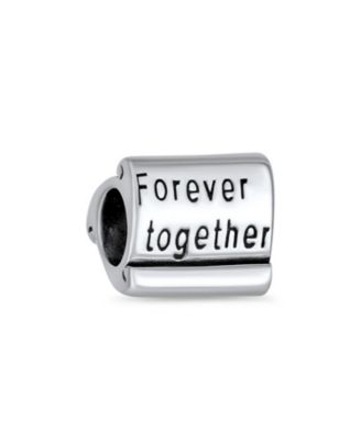 Bling Jewelry шарм-бусина Valentine Lover Forever Together для браслетов.925 Sterling Silver